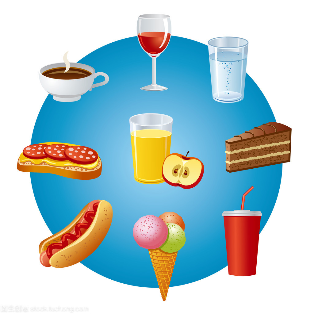 食品和饮料的图标